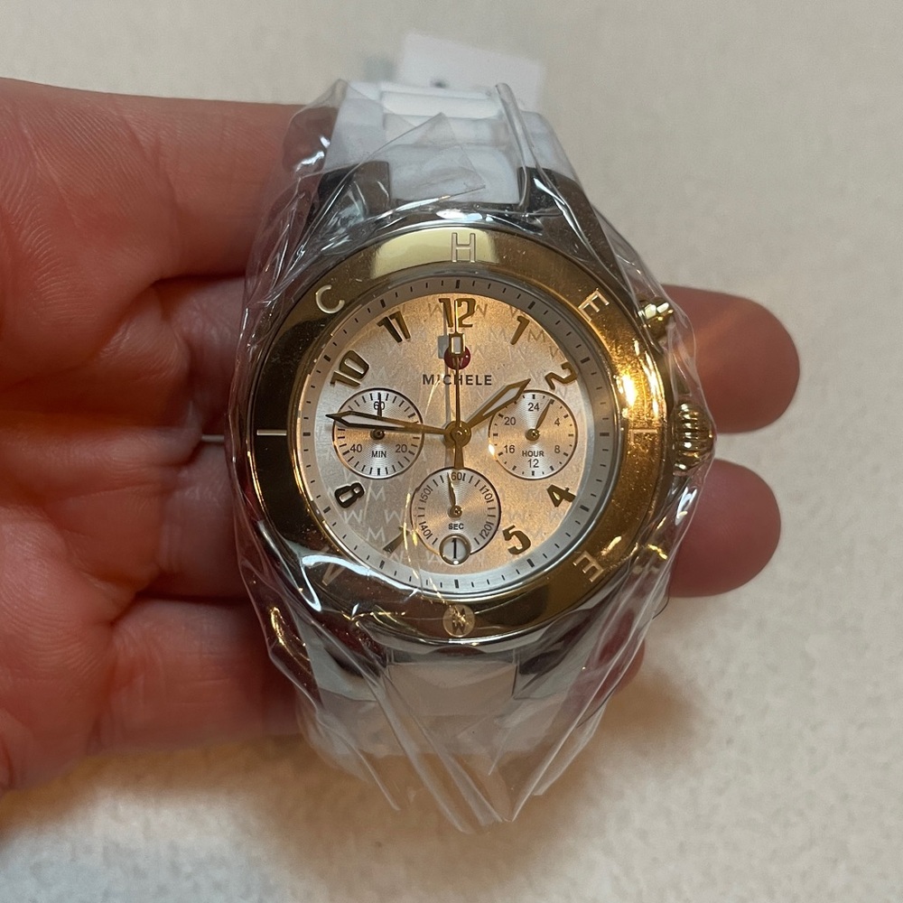 NWT Michele Silicone Watch